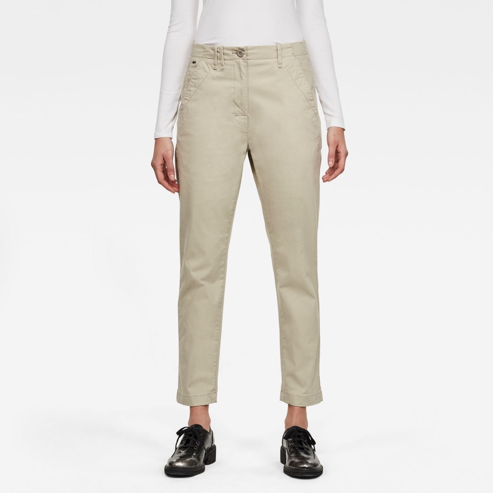 G-Star Women's Page Mid Boyfriend Ankle Chino Size 24